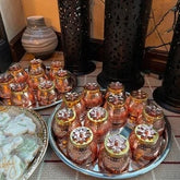 IndiaGiftHub Gold Plated Hammered Dry Fruit Bowl 4 inch with Lid (Pot Shape), Return Gifts for Baby Shower, Serving Bowls/Jars for parties